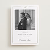 "Lines" - Save the Dates in Cobblestone by Emily Betts - Front
