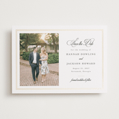 "Traditionally" - Save the Dates in Snow by Sarah Brown - Front