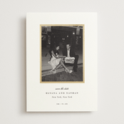"classically yours" - Save the Dates in Pearl by Sara Hicks Malone - Front