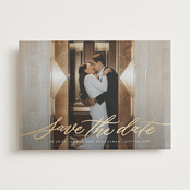 "Daisy" - Save the Dates in Chamomile by Wildfield Paper Co - Front