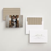 "Daisy" - Save the Dates in Chamomile by Wildfield Paper Co - Assembled