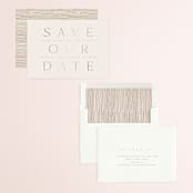 "Lasting" - Save the Dates in Champagne by Leah Bisch - Assembled