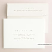 "Lasting" - Save the Dates in Champagne by Leah Bisch - FREE Recipient Addressing