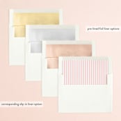 "swell" - Save the Dates in Cloud by Jessica Williams - Envelope Liner Options