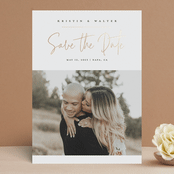 "Take notes" - Save the Dates in Cotton by Stacey Meacham - Front