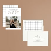 "Take notes" - Save the Dates in Cotton by Stacey Meacham - Assembled