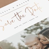 "Take notes" - Save the Dates in Cotton by Stacey Meacham - Detail