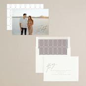 "Breathlessly" - Save the Dates in Quartz by Kristie Kern - Assembled