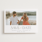 "Striking" - Save the Dates in Cotton by Carolyn Nicks - Front