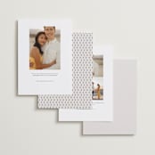 "Styled" - Save the Dates in Champagne by Summer Winkelman - Back of Card Options