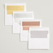 "Styled" - Save the Dates in Champagne by Summer Winkelman - Envelope Liner Options