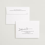 "Stylish Script" - Save the Dates in Cloud by Hooray Creative - FREE Recipient Addressing