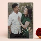 "Write our future" - Save the Dates in Cotton by Stacey Meacham - Front