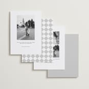 "Corners" - Save the Dates in Cloud by Inkblot Design - Back of Card Options