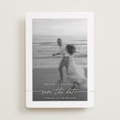 "Gaussian" - Save the Dates in Ivory by Pippa Shaw - Front