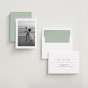 "Gaussian" - Save the Dates in Ivory by Pippa Shaw - Assembled