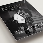 "Gaze" - Save the Dates in Snow by Pixel and Hank - Detail