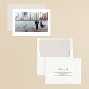 "Always & Forever" - Save the Dates in Cotton by Jennifer Postorino - Assembled