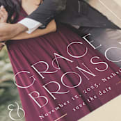 "Endless Love" - Save the Dates in Cotton by Stacey Meacham - Detail