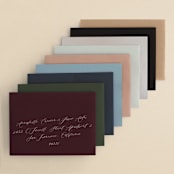 "Big City - Philadelphia" - Save the Dates in Light Taupe by Hooray Creative - Colored Envelopes Available