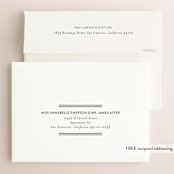 "Magnetic" - Save the Dates in Onyx by Jessica Williams - FREE Recipient Addressing