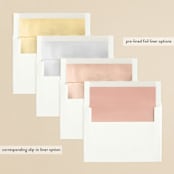 "swirl" - Save the Dates in Blush by Leah Bisch - Envelope Liner Options