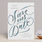 "Starry Eyed" - Save the Dates in Midnight by Leah Bisch - Front