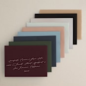 "Our Day" - Save the Dates in Midnight by Susan Moyal - Colored Envelopes Available