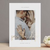 "Together Always" - Save the Dates in Linen by Kelly Schmidt - Front