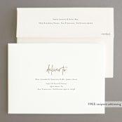 "Together Always" - Save the Dates in Linen by Kelly Schmidt - FREE Recipient Addressing