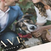 "Engraved" - Save the Dates in Quartz by Jennifer Postorino - Detail