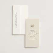 "Simple Seashell" - Save the Dates in Sand by Hannah Bowman - Save the Date with Envelope