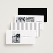 "Traditionally" - Save the Dates in Snow by Sarah Brown - Back of Card Options