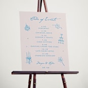 "Handdrawn little things" - Schedule Signs in Sky Whispers by Cass Loh - In Use