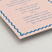 "Party" - Schedule Signs in Paloma by Megan Davis - Detail