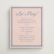 "Party" - Schedule Signs in Paloma by Megan Davis - Front