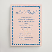 "Party" - Schedule Signs in Paloma by Megan Davis - Front