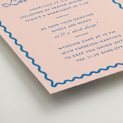 "Party" - Schedule Signs in Paloma by Megan Davis - Detail
