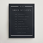 "Luster" - Schedule Signs in Ocean by Stacey Meacham - Front