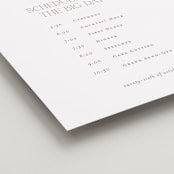 "kouignette" - Schedule Signs in Chiffon by chocomocacino - Detail