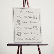 "Puglia" - Schedule Signs in Rock by Pati Cascino - In Use