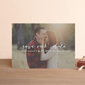 "Meet in the Middle" - Save the Dates in Sky by Lauren Chism - Front