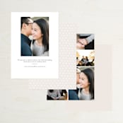 "Classic Floral" - Save the Dates in Cream by Alethea and Ruth - Back of Card Options
