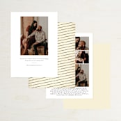 "Inked" - Save the Dates in Parchment by GeekInk Design - Back of Card Options