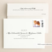 "Charming Go Lightly" - Save the Dates in Feather by danielleb - FREE Recipient Addressing