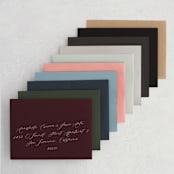 "Always" - Save the Dates in Blush by Susan Brown - Colored Envelopes Available