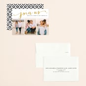 "Jotted" - Save the Dates in Golden by Ashley Hegarty - Assembled