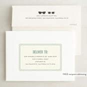 "Shades" - Save the Dates in Celadon by Olive and Violet - FREE Recipient Addressing