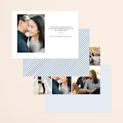 "Big City - Washington DC" - Save the Dates in Pale Blue by Hooray Creative - Back of Card Options