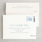"Float" - Save the Dates in Coastal by Robin Ott - FREE Recipient Addressing